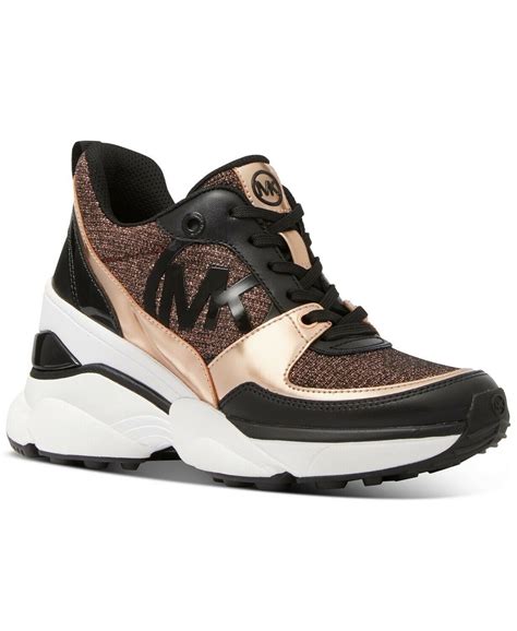 michael kors scarpe sportive|michael kors rose gold sneakers.